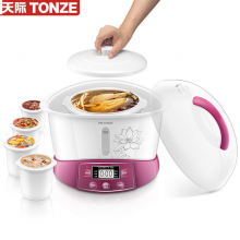 天际(TONZE)电炖锅隔水炖 煮粥煲汤1锅5胆DGD-32EBG 3.2L