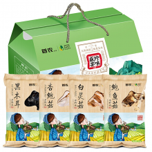 首农干菌礼盒干货礼盒菌菇南北干货 食用菌 中秋礼品礼品福利 珍味盛宴干菌礼盒520g(袋装)