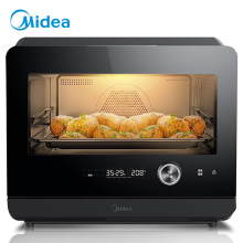美的（Midea）S1系列- PS20C1 家用烤箱 多功能电烤箱20升 专业烘焙 蒸烤一体机