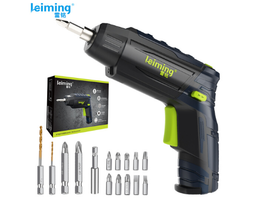 雷铭（leiming）锂电电动螺丝刀充电式4.2V电起子手电钻小型螺丝批电动工具套装