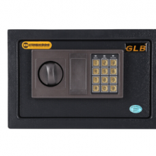 锢力保（GLB）全钢电子密码防盗保险箱家用嵌入式保管箱商用入墙款式迷你保险柜小型办公密码箱 星空灰