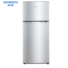 创维(SKYWORTH)118升冰箱小型 双门两门电冰箱 家用宿舍租户 迷你型冷藏冷冻 节能静音 B