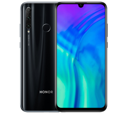 荣耀20i 3200万AI自拍 超广角三摄 全网通版6GB+128GB 幻夜黑 移动联通电信4G全面
