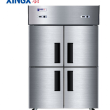 星星（XINGX）四六门厨房冰箱冷柜 立式双温商用冰柜四开门不锈钢冷藏冷冻柜保鲜柜BCD-860Y