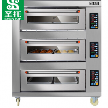 圣托（Shentop）三层六盘商用烤箱 大型烘焙蛋糕面包电烤炉 3层6盘月饼披萨大烘炉 STAH-KD36