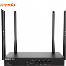 腾达（Tenda）W18E 双千兆企业级无线1200M双频路由器 千兆端口/wifi穿墙/智能管理