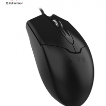 双飞燕（A4TECH) OP-550NU 鼠标 有线鼠标 办公鼠标 便携鼠标 对称鼠标 黑色