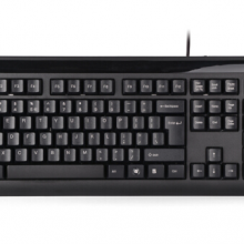 双飞燕（A4TECH) KB-8A 键盘 有线键盘 办公键盘 防水 全尺寸 黑色