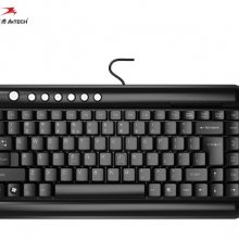 双飞燕（A4TECH）KL-5 键盘 有线键盘 办公键盘 便携小键盘 笔记本键盘 USB接口 黑色