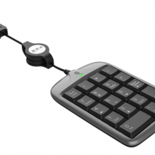 双飞燕（A4TECH）TK-5 键盘 有线键盘 办公键盘 数字键盘 笔记本数字小键盘 黑色