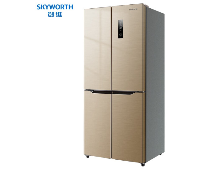 创维(SKYWORTH)455升 冰箱双开门四开门 二级能效省电 升级静音风机 净味保鲜风冷无霜 BCD-455WY