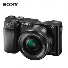 索尼（SONY)ILCE-6000L/a6000微单数码相机 16-50套机 入门级微单反相机照相机 A6000(16-50)套机 黑色 套餐二