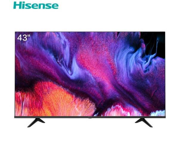 海信（Hisense）43E3F 43英寸悬浮全面屏 4K超高清 超薄机身智能语音 人工智能平板电视