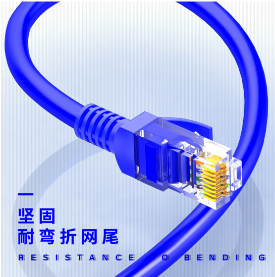 山泽(SAMZHE)超五类网线 CAT5e类高速百兆网线 25米 工程/宽带电脑家用连接跳线 成品网线 蓝色 SZW-1250