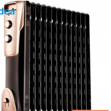 美的（Midea）取暖器/电暖器/电暖气片家用 节能省电 静音加湿烘衣 13片大面积劲暖电热油汀NY2513-16JW