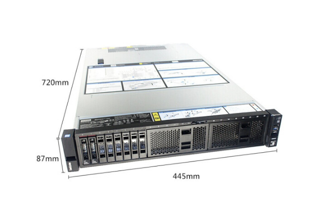 联想 ThinkSystem SR650 / SR658 2U机架式服务器主机 GPU深度学习主机 1x铜牌3206R 8核8线程1.9G 32G内存/3x1.2T 10K硬盘/750W
