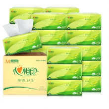 心相印抽纸 茶语丝享系列3层150抽面巾纸*24包纸巾（M plus码 母婴可用 整箱销售）（新老包装随机发货）