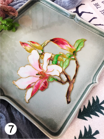 掐丝珐琅茶盘 青釉大方茶盘 礼品定制茶具礼品