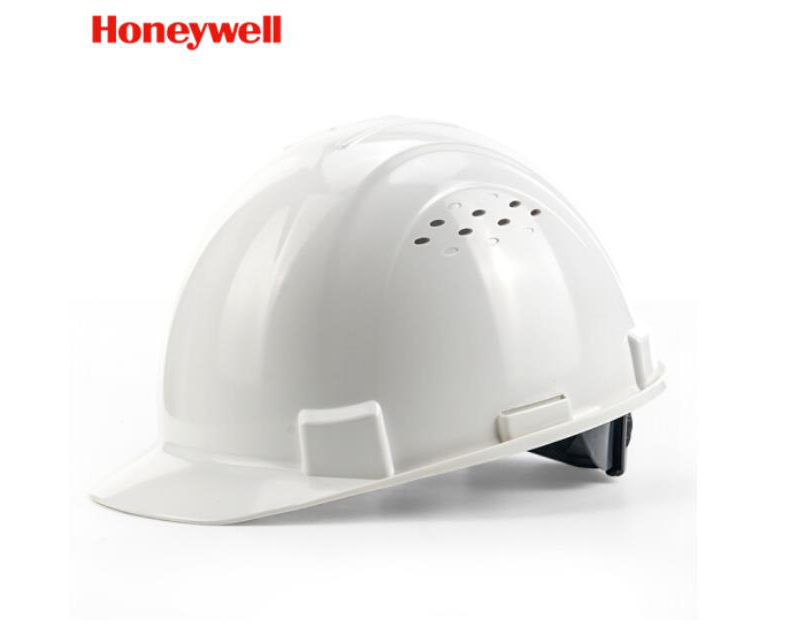 霍尼韦尔（Honeywell）安全帽新国标 可印字 H99 ABS 工地 工程 工业 建筑 防砸 抗冲击 白色 有透气孔 1顶