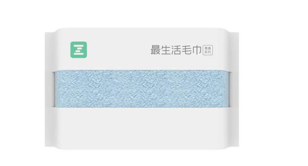 小米生态最生活毛巾洗脸巾Air纯棉浴室洗脸男女家用卫生间全棉不掉毛吸水巾 A1159 青春系列毛巾 蓝色