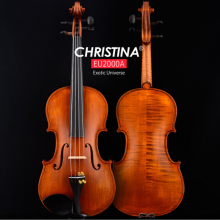 克莉丝蒂娜Christina欧洲原装进口手工小提琴EU2000A专业考级演奏成人学生初学入门乐器 EU2000A 4/4身高155cm以上