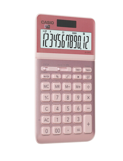 卡西欧（CASIO）stylish时尚计算器 璨光粉 JW-200SC-PK