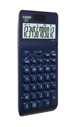 卡西欧（CASIO）stylish时尚计算器 星钻蓝 JW-200SC-NY