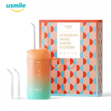 usmile 密浪冲牙器 水牙线 洗牙器 洁牙机 非电动牙刷 便携手持式 橘海