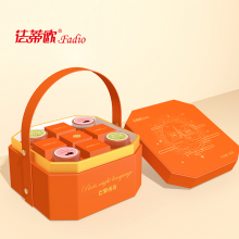 法蒂欧月饼礼盒法式月饼印象巴黎月饼礼盒中秋送人礼盒 巴黎夜语900g