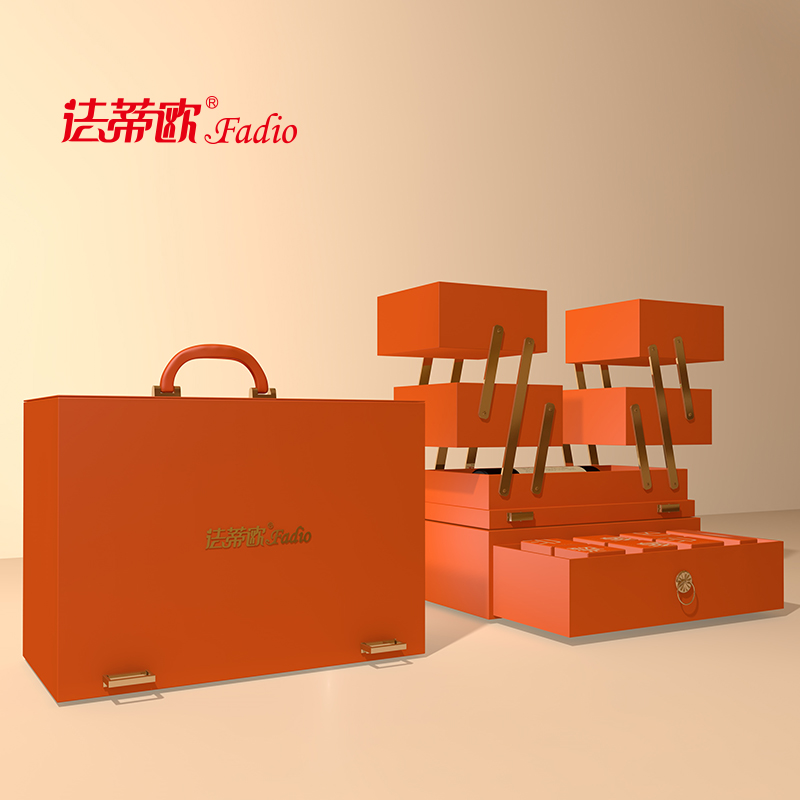 法蒂欧月饼礼盒法式月饼印象巴黎月饼礼盒中秋送人礼盒 印象巴黎1390g