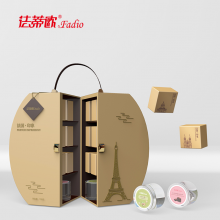 法蒂欧月饼礼盒法式月饼印象巴黎月饼礼盒中秋送人礼盒 法国印象700g
