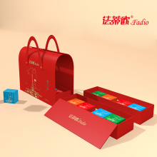 法蒂欧月饼礼盒法式月饼印象巴黎月饼礼盒中秋送人礼盒 塞纳河畔600g