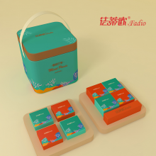 法蒂欧月饼礼盒法式月饼印象巴黎月饼礼盒中秋送人礼盒 邂逅巴黎400g