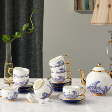 国瓷永丰源先生瓷海上明珠17头陶瓷下午茶具整套茶壶咖啡器具套装