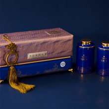 华祥苑国缤茶 六星国宾茶盛世茶叙纪念版小蓝罐高档送礼茶叶礼盒装