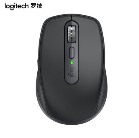 罗技（Logitech）MX Anywhere 3无线办公充电鼠标 蓝牙优联双模连接 跨设备控制 石墨黑