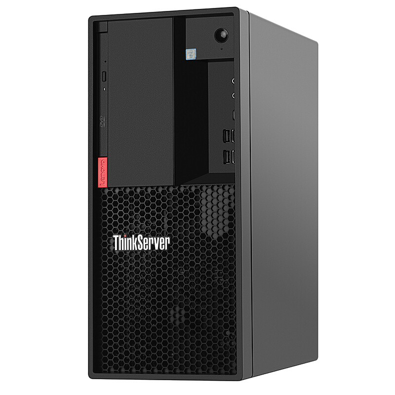 联想（ThinkServer）TS80X塔式服务器 (至强E-2224G/8GB DDR4/1TB SATA/DVD/键鼠）标配