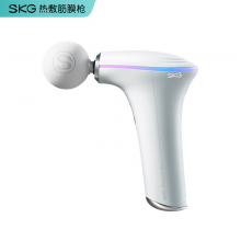 SKG 筋膜枪 F5 筋膜枪 按摩仪 肌肉放松器热敷按摩筋膜枪 迷你小型 象牙白