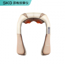 SKG 颈椎按摩器 4076肩颈按摩披肩 颈部背部腰部腿部家用按摩仪 揉捏热敷