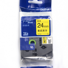 兄弟(brother)TZe-651 24mm黄底黑字标签色带（适用PT1650/7600/2700/3600）