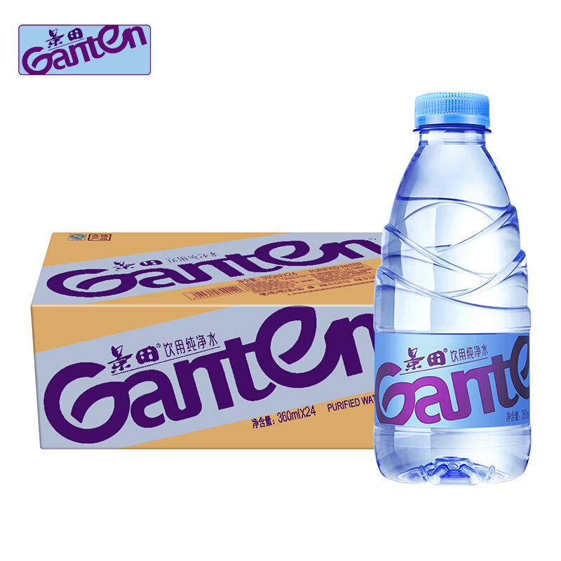 百岁山 景田 饮用纯净水 360ml*24瓶 整箱装