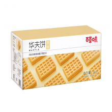 百草味 网红小零食手撕面包整箱办公室早餐饼干蛋糕软面包家庭装儿童代餐 华夫饼1000g/箱