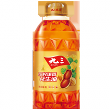九三食用油压榨浓香花生油5L
