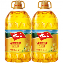 九三非转基因食用油 大豆油 一级 5L*2桶 10L