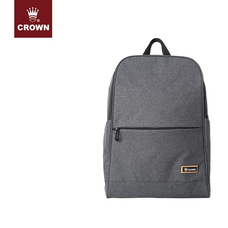 皇冠 CROWN 商务旅行双肩包 时尚商务包 电脑包1612灰色