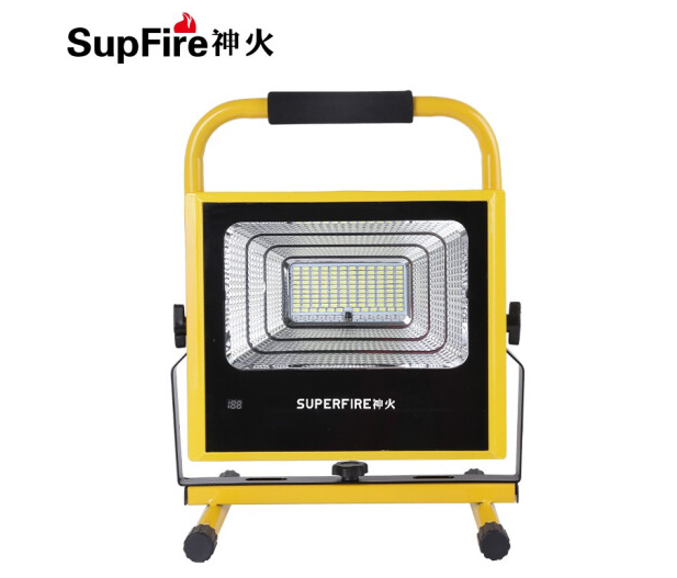 神火（supfire）FS1-F充电灯LED探照灯投光灯户外灯工地应急照明灯摆摊露营灯