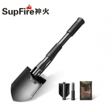神火（supfire）BG01多功能户外工兵铲铁锹锰钢兵工铲折叠野外铲子用品