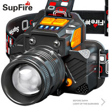 神火（supfire）GT30头灯LED可变焦头灯夜钓强光充电超亮头戴式电筒远射防水工作矿灯户外钓鱼应急灯