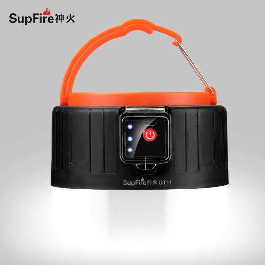 神火（supfire）GT11充电灯泡家用无线停电应急挂灯户外露营照明夜市超亮便携LED灯