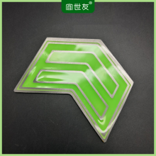 宜世友自发光地铁踏步楼梯箭头疏散标志轨道交通蓄光型不锈钢导流指示牌
